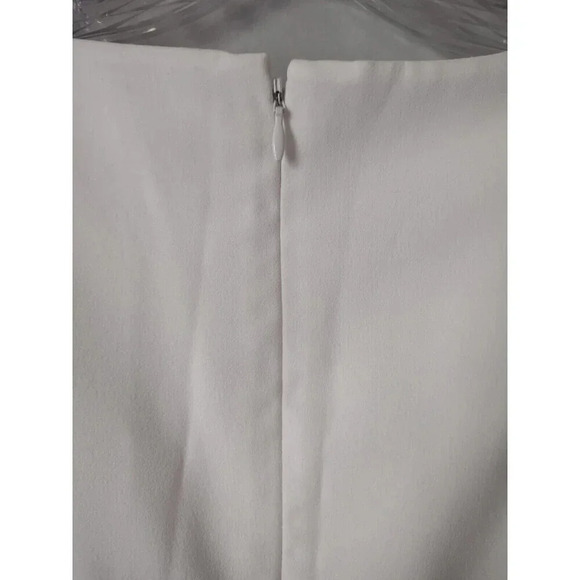 Ivanka Trump Sz 4 Chic Colorblock Black White Sleeveless Shift Dress Tie Tassels - Picture 4 of 6